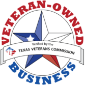 Texas Veterans Commission Veteran Owned Business badge